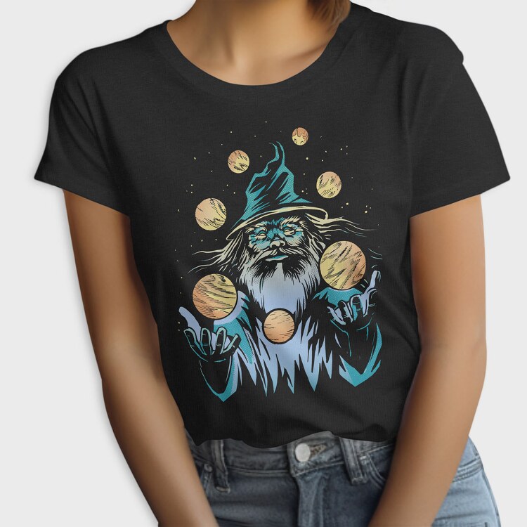 Wizard Juggling Planets, Tricou Femei