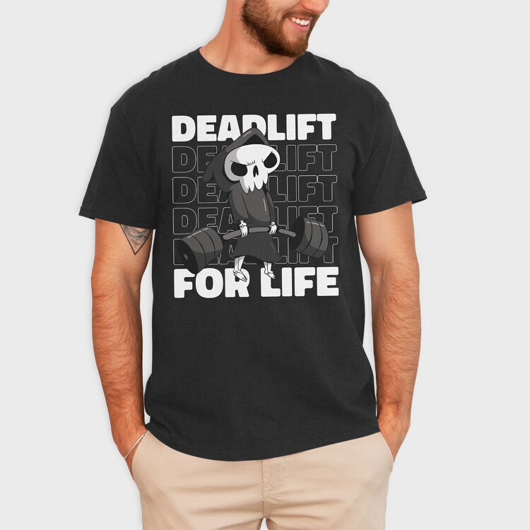Deadlift for Life, Tricou Barbati (Unisex)