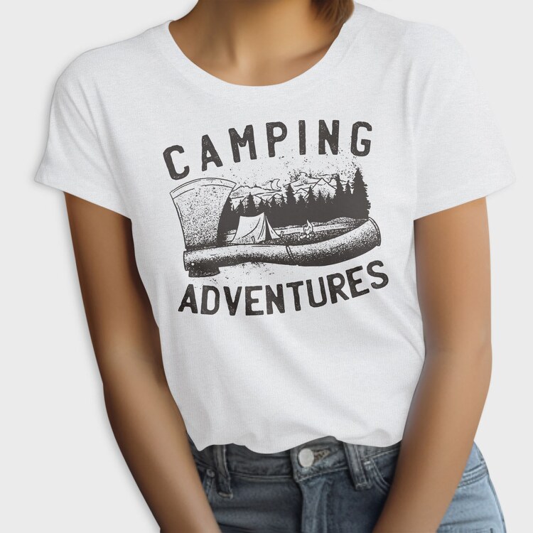 Camping Axe Adventure, Tricou Femei
