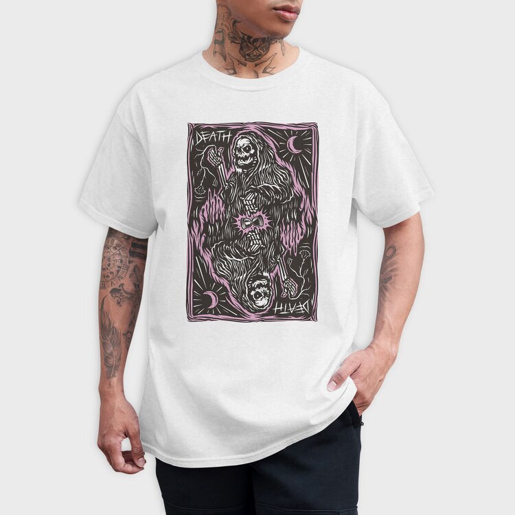 Death Card, Tricou Barbati (Unisex)