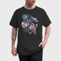 Space Dog Earth, Tricou Barbati (Unisex)