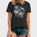Space Dog Earth, Tricou Barbati (Unisex)