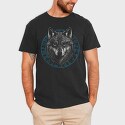 Wolf Head Blue, Tricou Barbati (Unisex)