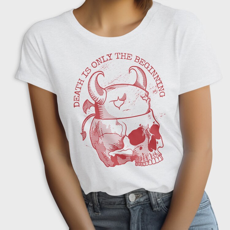 Death Is Only the Beginning Red, Tricou Femei