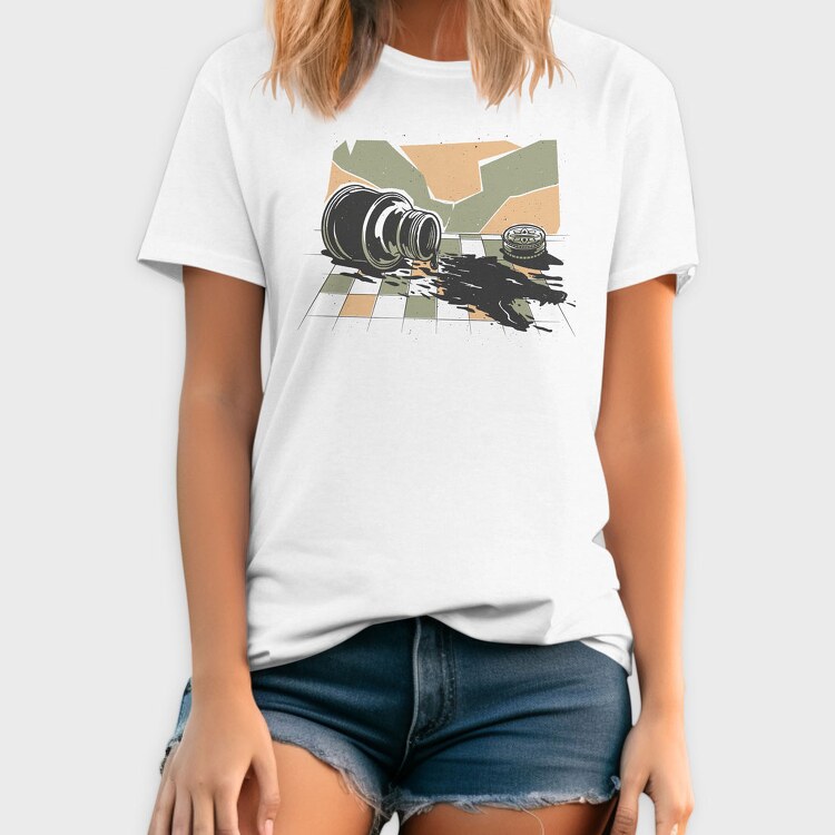 Wolf Ink Drop, Tricou Barbati (Unisex)