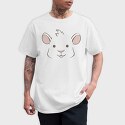 Guinea Pig Face, Tricou Barbati (Unisex)