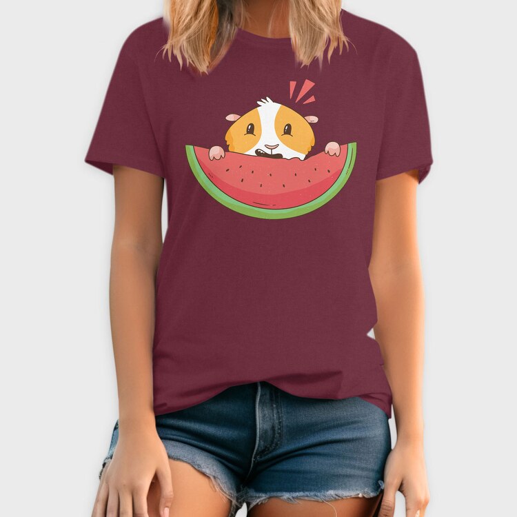 Guinea Pig Watermelon, Tricou Barbati (Unisex)