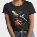 Space Shuttle Colorful, Tricou Femei