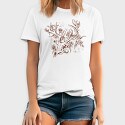 Deer Skull Flowers, Tricou Barbati (Unisex)
