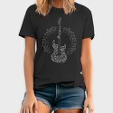 Guitar Made Out of Music Notes, Tricou Barbati (Unisex)