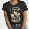 Camping With My Dog, Tricou Femei