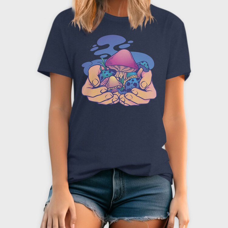 Magic Mushrooms, Tricou Barbati (Unisex)