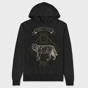 Canis Lupus, Hanorac Oversize Barbati (Unisex)