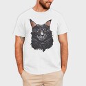 Maine Cat Portrait, Tricou Barbati (Unisex)