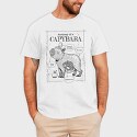 Capybara Anatomy, Tricou Barbati (Unisex)