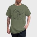 Man Electric Guitar, Tricou Barbati (Unisex)