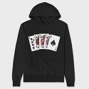 Working Play Poker, Hanorac Oversize Barbati (Unisex)