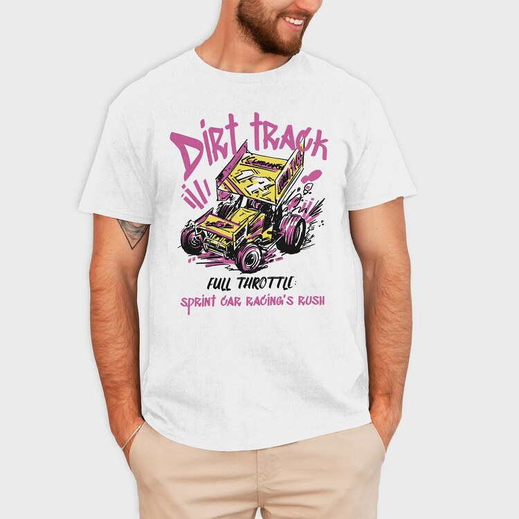 Sprint Car, Tricou Barbati (Unisex)