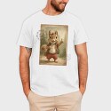 Squirrel in Nature Thumbs Up, Tricou Barbati (Unisex)