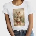Squirrel in Nature Thumbs Up, Tricou Femei