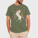 St Patricks Unicorn, Tricou Barbati (Unisex)