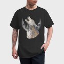Halloween Howling Wolf, Tricou Barbati (Unisex)