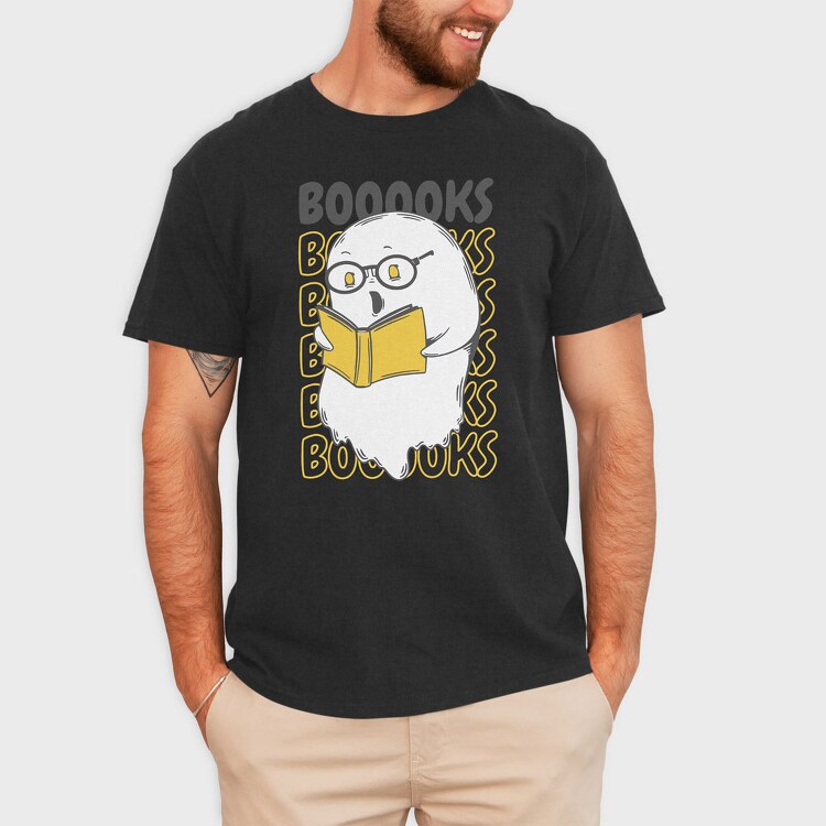 Yellow Book Ghost, Tricou Barbati (Unisex)