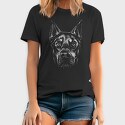 Doberman Dog Monochrome, Tricou Barbati (Unisex)