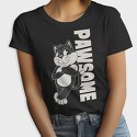 Cartoon Cat Pawsome, Tricou Femei