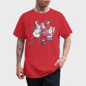 Snowmen Santa Drunk, Tricou Barbati (Unisex)