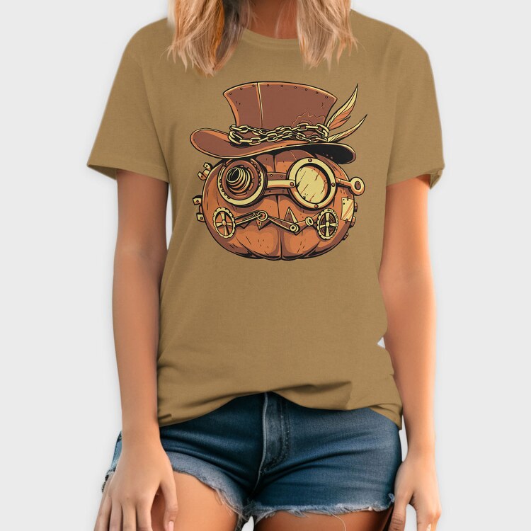 Steampunk Pumpkin, Tricou Barbati (Unisex)