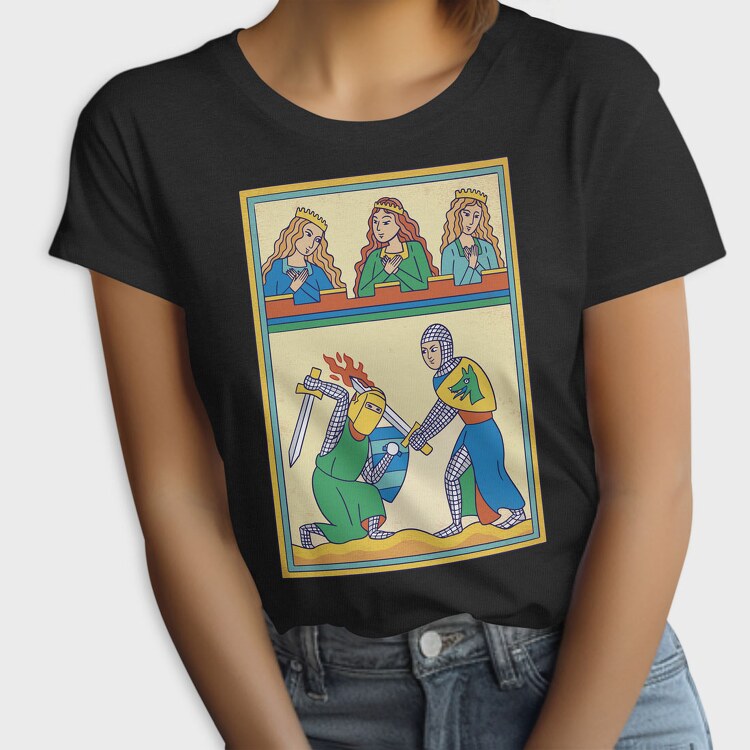 Medieval Illustration, Tricou Femei