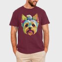 Dog Colorful, Tricou Barbati (Unisex)