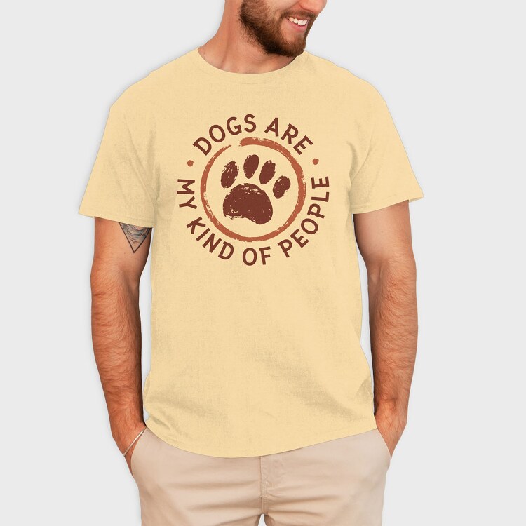 Dog Fingerprint, Tricou Barbati (Unisex)