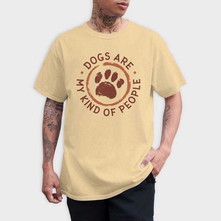 Dog Fingerprint, Tricou Barbati (Unisex)