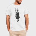 Hanging Cat, Tricou Barbati (Unisex)