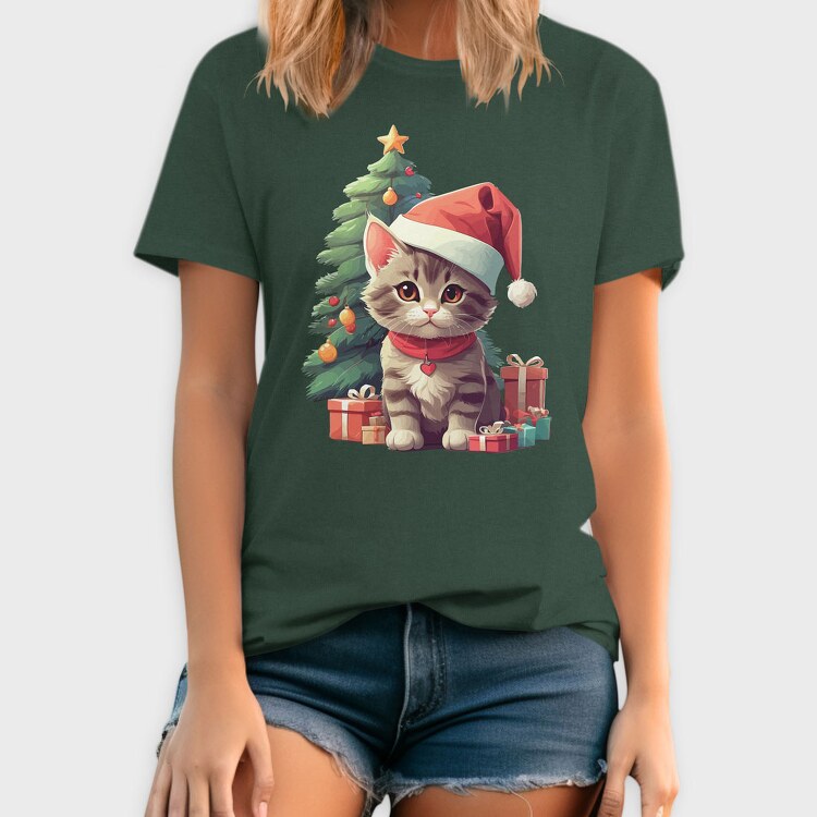 Cat Christmas Gifts, Tricou Barbati (Unisex)