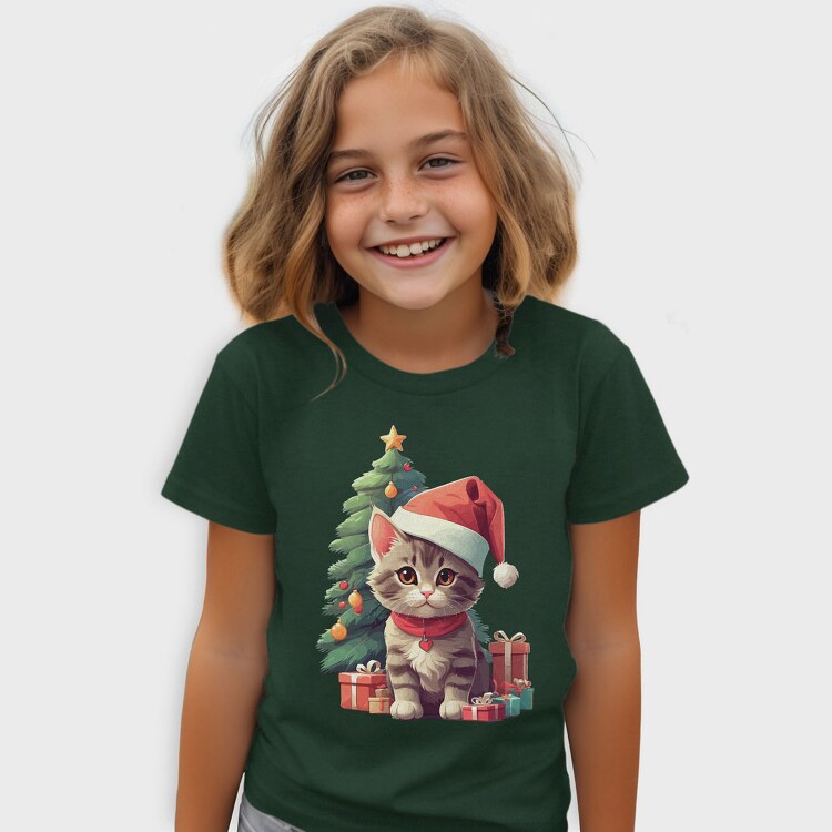 Cat Christmas Gifts, Tricou Copii