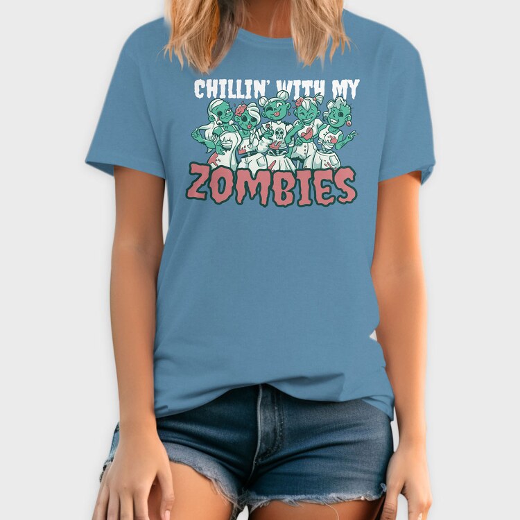 Zombie Besties, Tricou Barbati (Unisex)