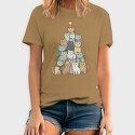Cat Christmas Tree, Tricou Barbati (Unisex)