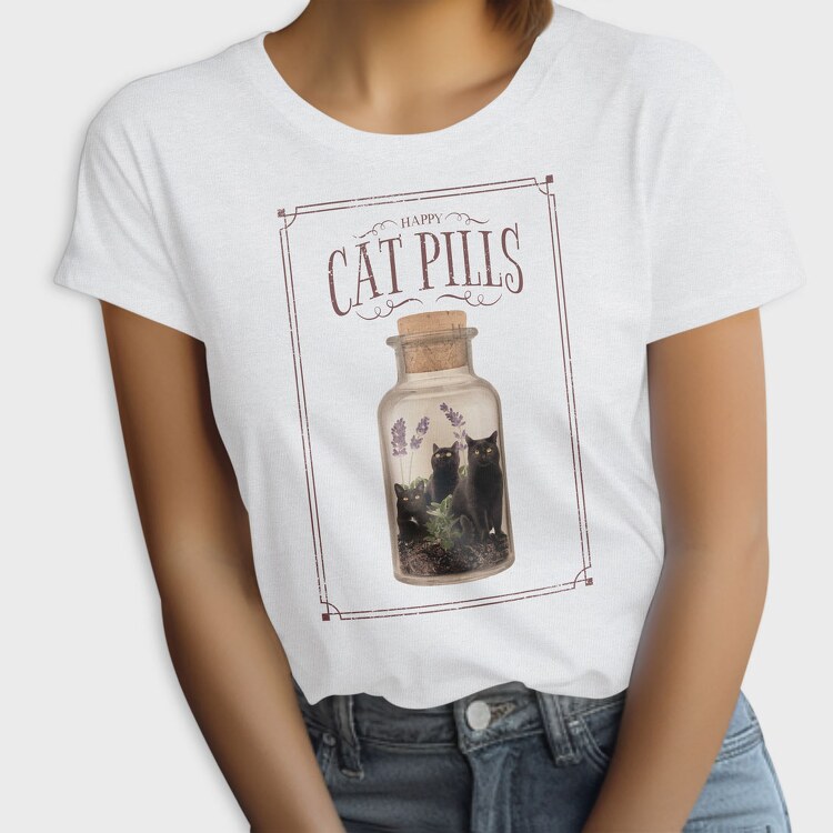 Happy Cat Pills, Tricou Femei