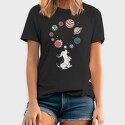 Dog Juggling Planets, Tricou Barbati (Unisex)