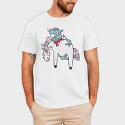 Zombie Eating Unicorn, Tricou Barbati (Unisex)