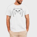 Dog Middle Finger 2, Tricou Barbati (Unisex)