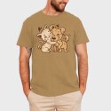 Cat Dog Hug, Tricou Barbati (Unisex)