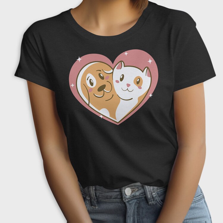 Cat Dog Love, Tricou Femei