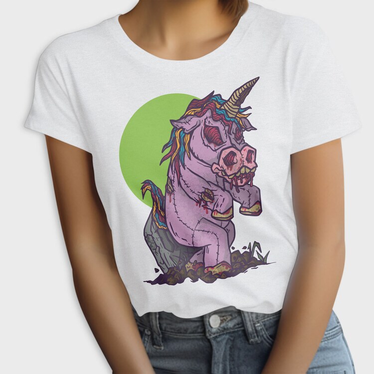 Zombie Unicorn Toy, Tricou Femei