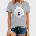Dog Samoyed, Tricou Barbati (Unisex)