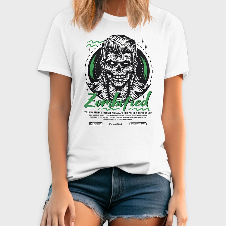 Zombified, Tricou Barbati (Unisex)