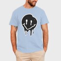 Black Smiley, Tricou Barbati (Unisex)